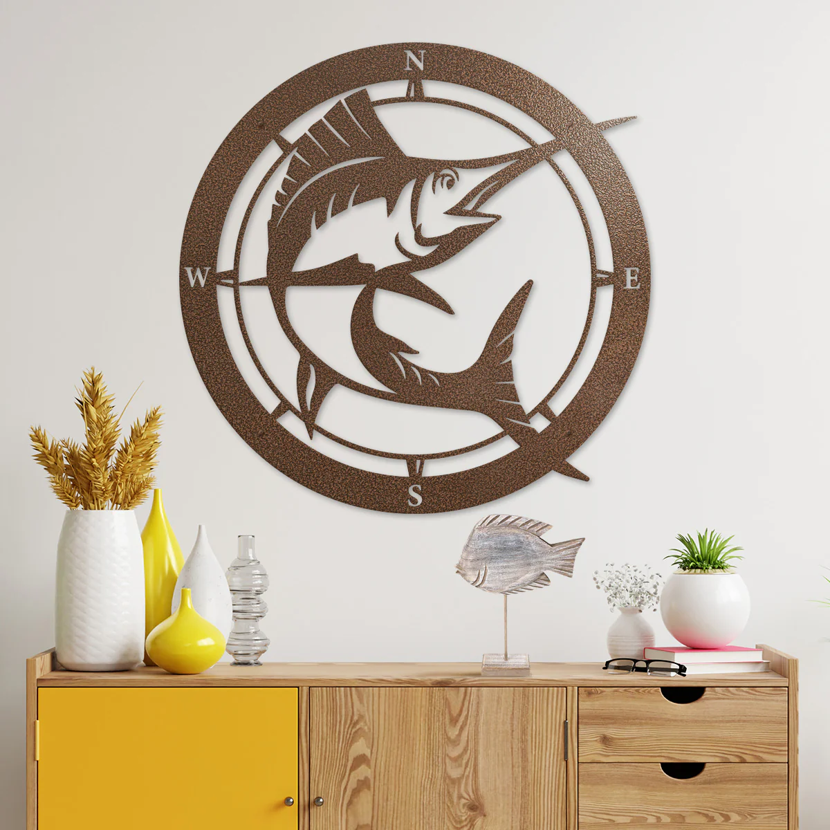 Marlin Compass Wall Art - Image 4