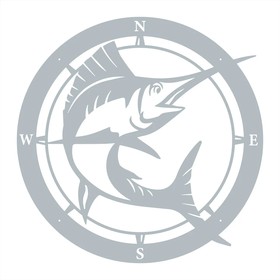 Marlin Compass Wall Art - Image 7