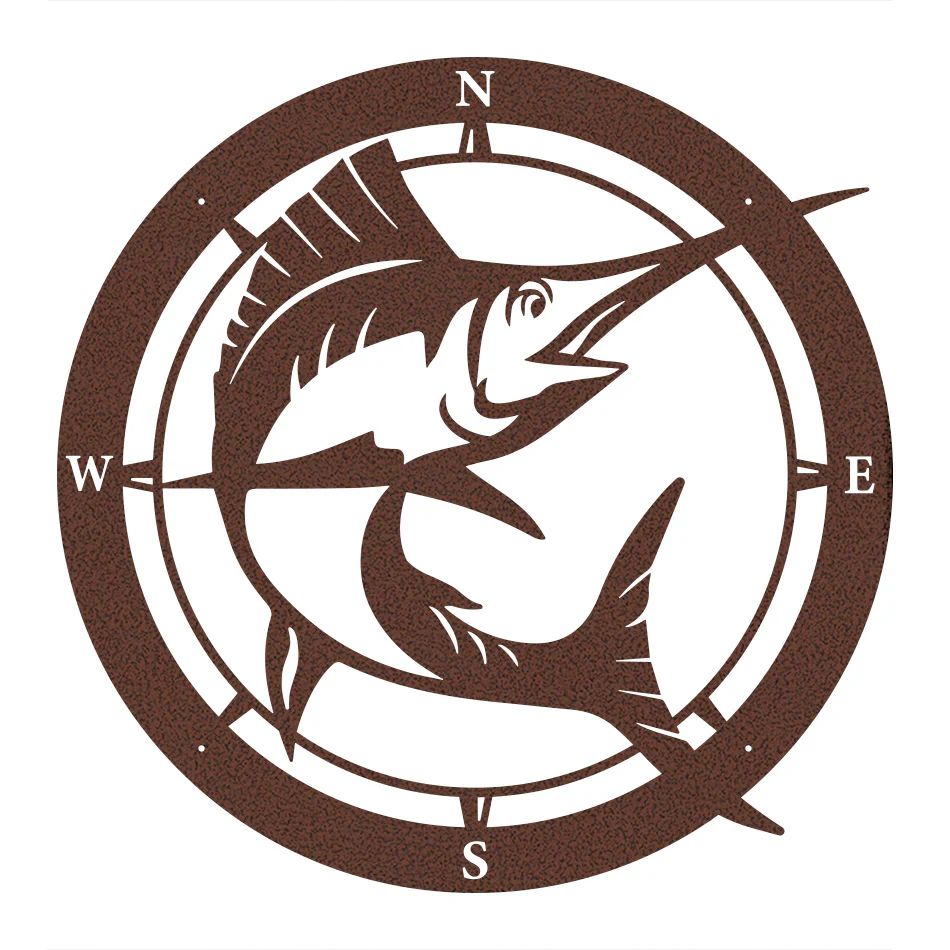 Marlin Compass Wall Art - Image 8