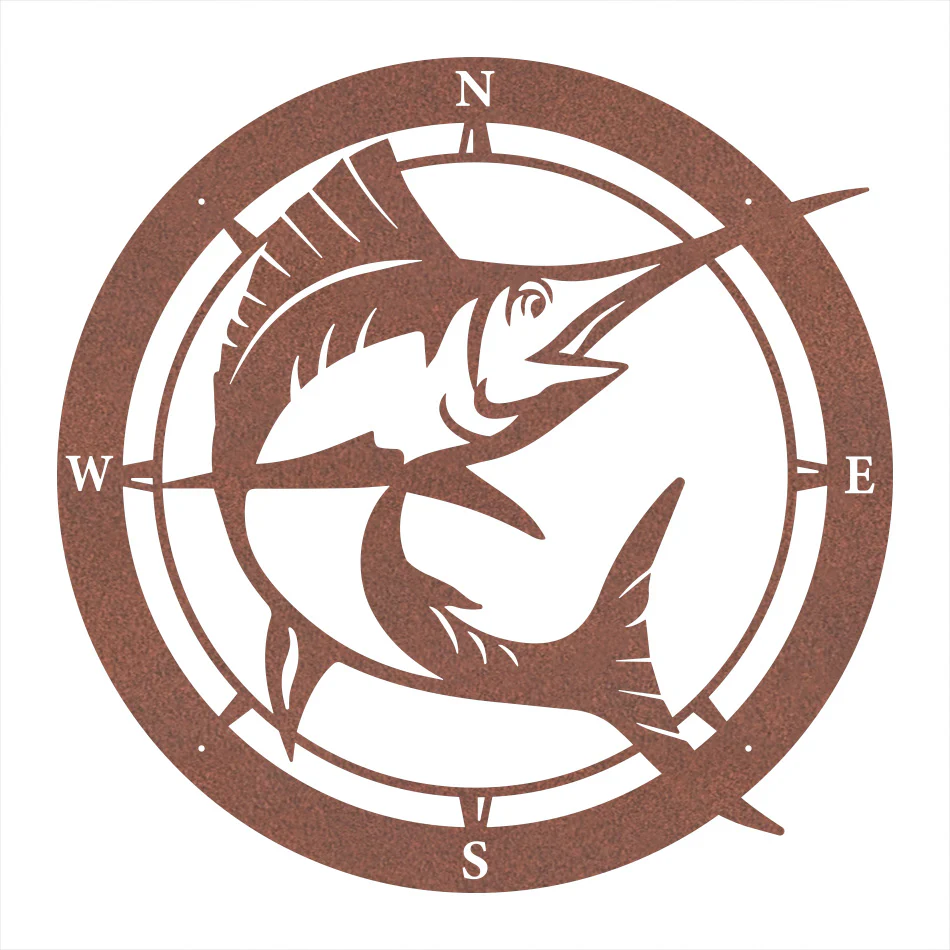 Marlin Compass Wall Art - Image 9
