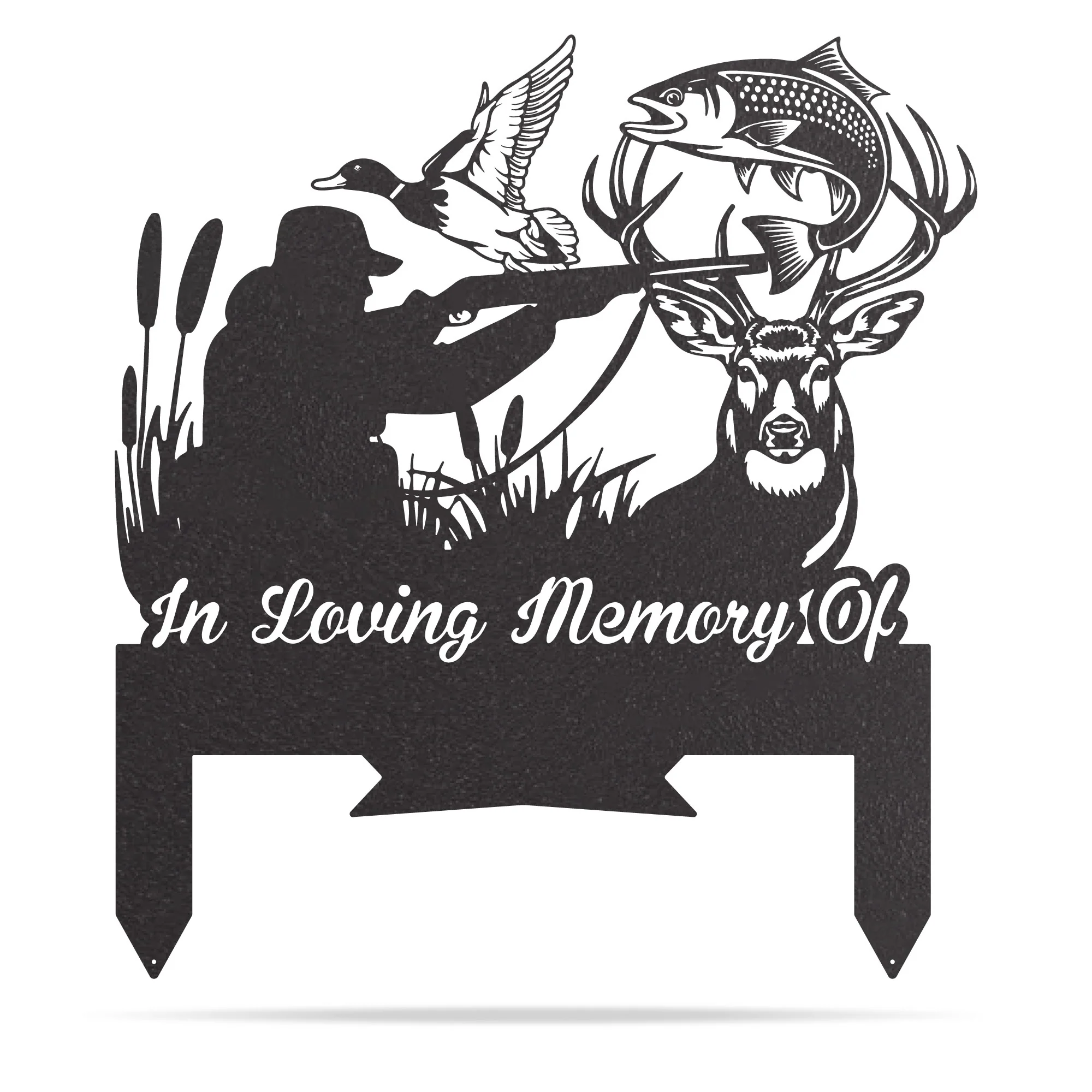 Memorial Stakes - Hunter, Fisherman & Wildlife Tribute - Image 4
