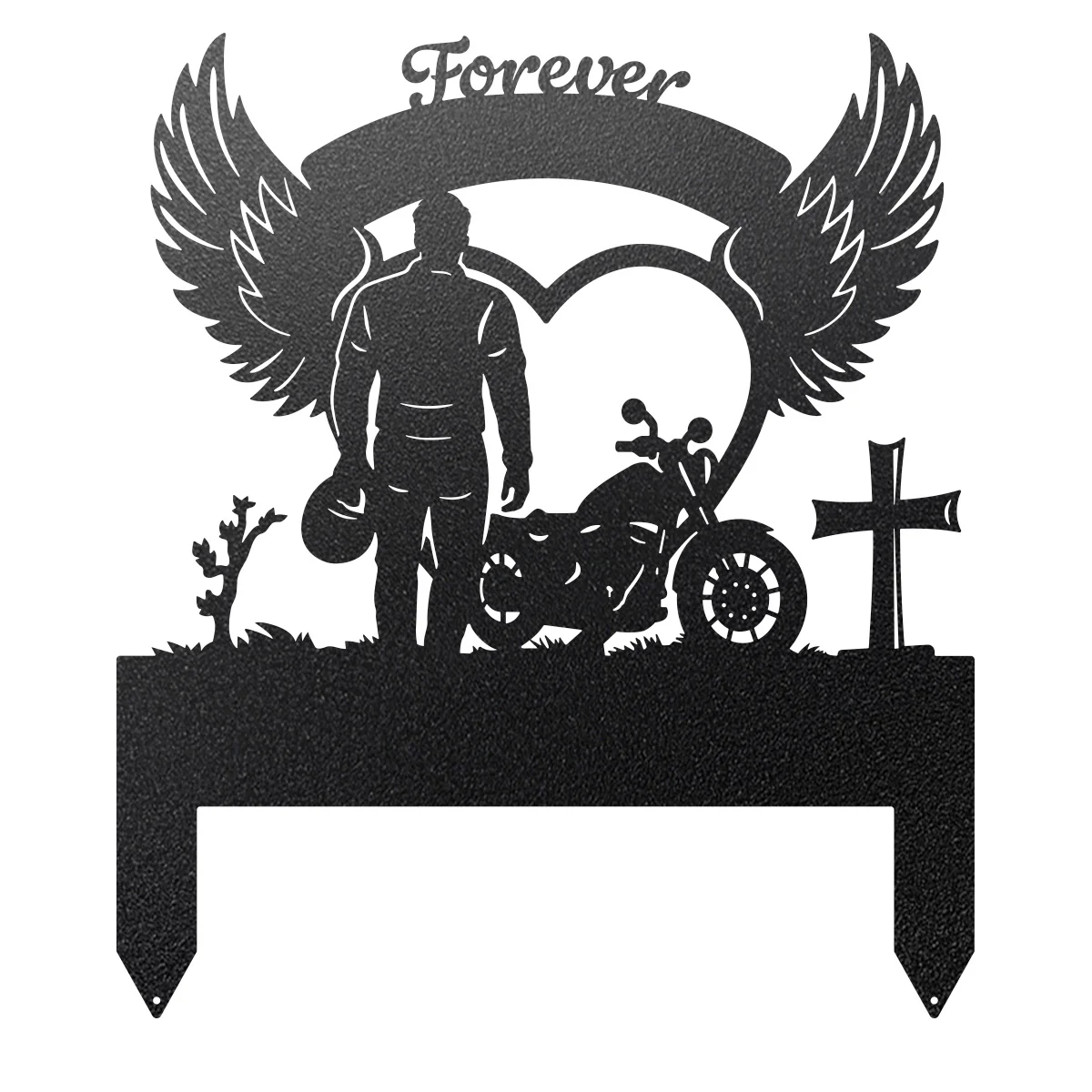 Memorial Stakes - Ride Forever Metal Memorial Sign - Image 8