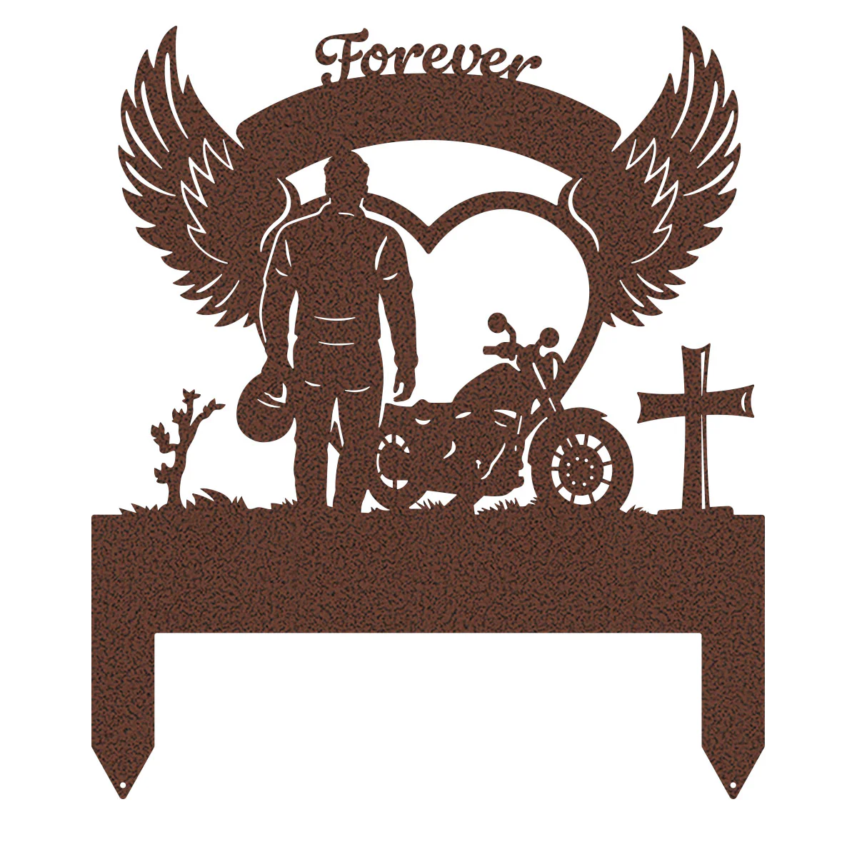 Memorial Stakes - Ride Forever Metal Memorial Sign - Image 9