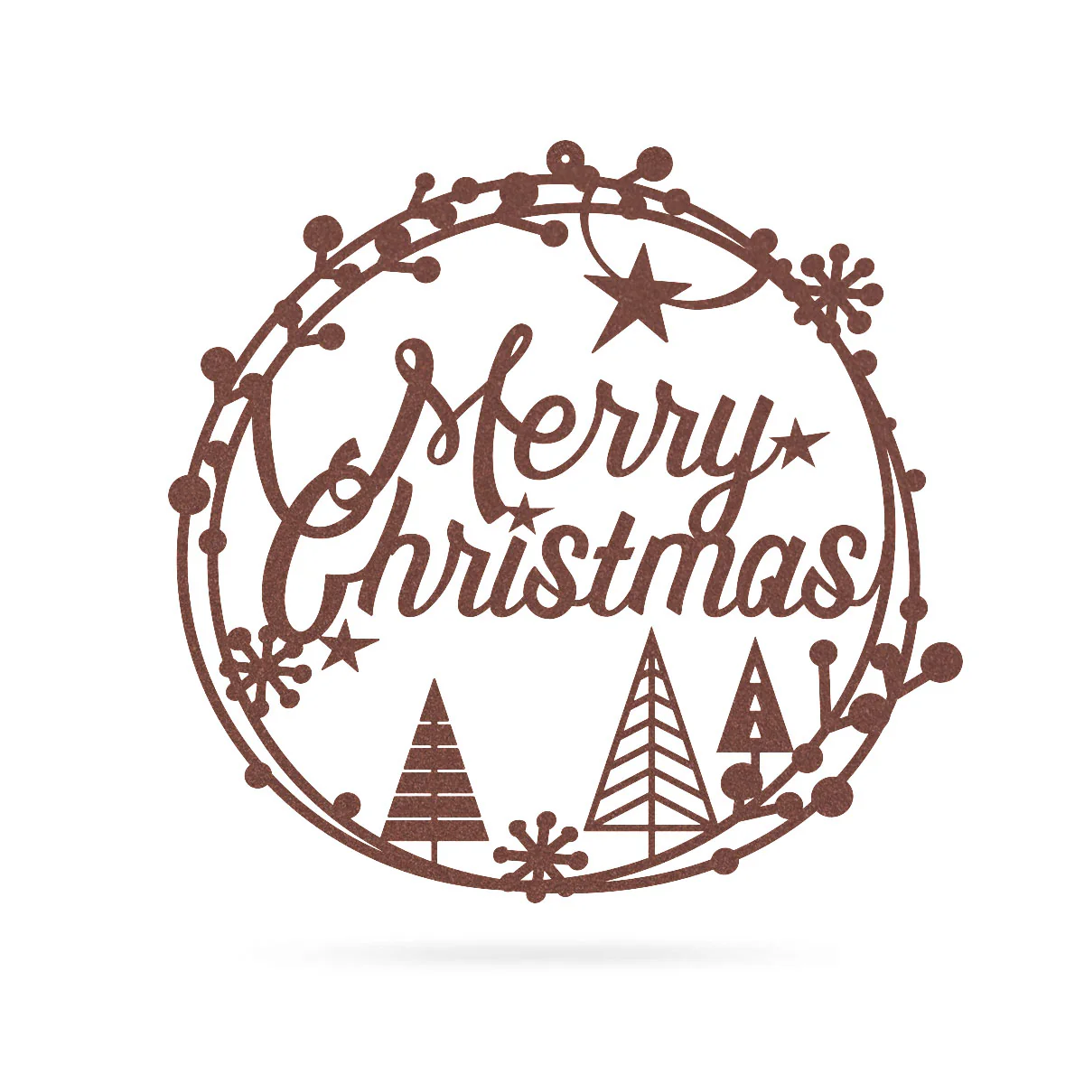 Merry Christmas Holiday Steel Sign - Image 13