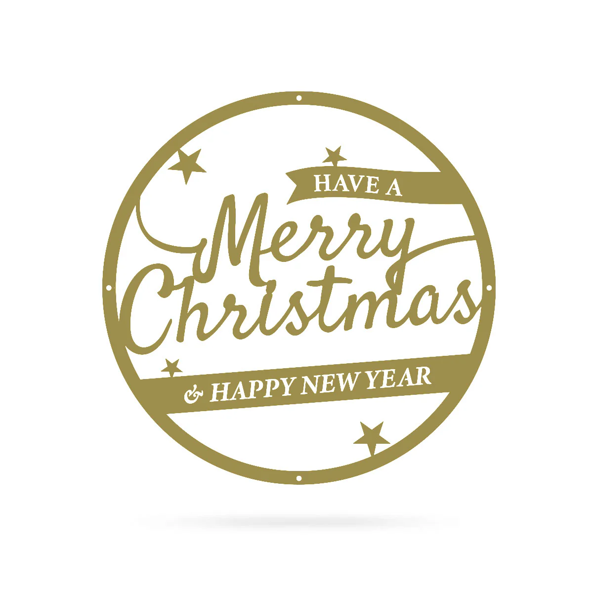 Merry Christmas Holiday Steel Sign - Image 23