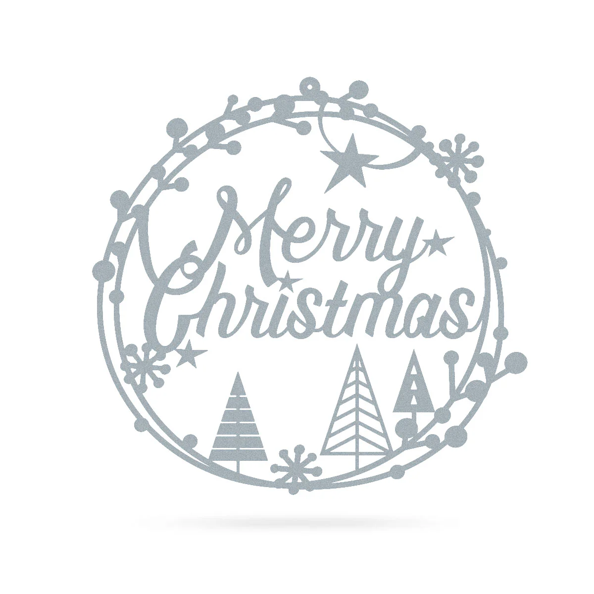 Merry Christmas Holiday Steel Sign - Image 8