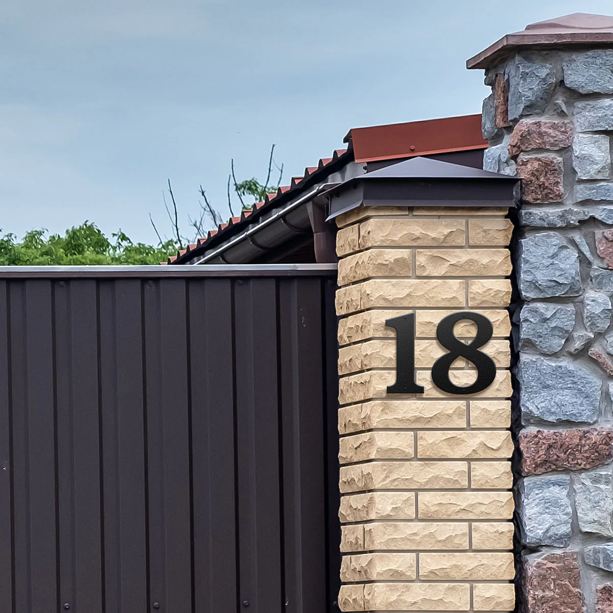 Metal House Numbers and Letters (8" and 10") β Individual Address Symbols and Characters for Home or Business - Image 2