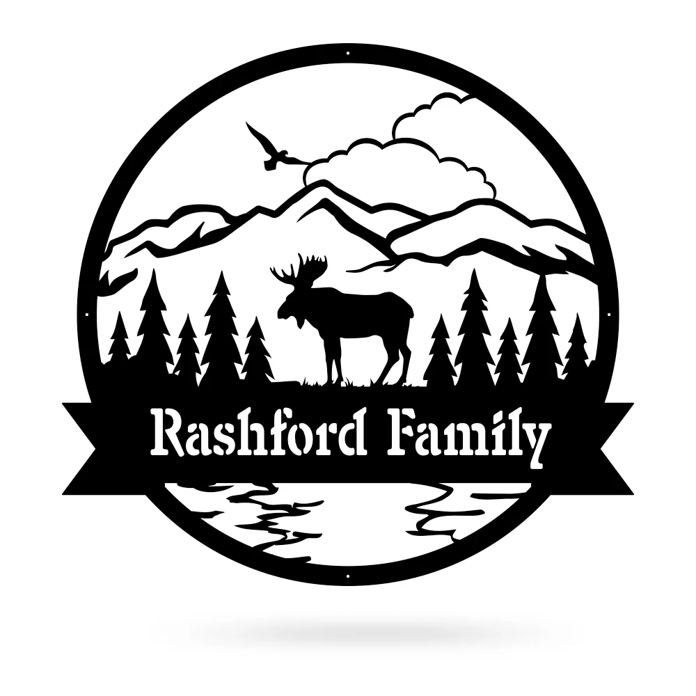 Great Outdoors Moose Monogram - Image 6
