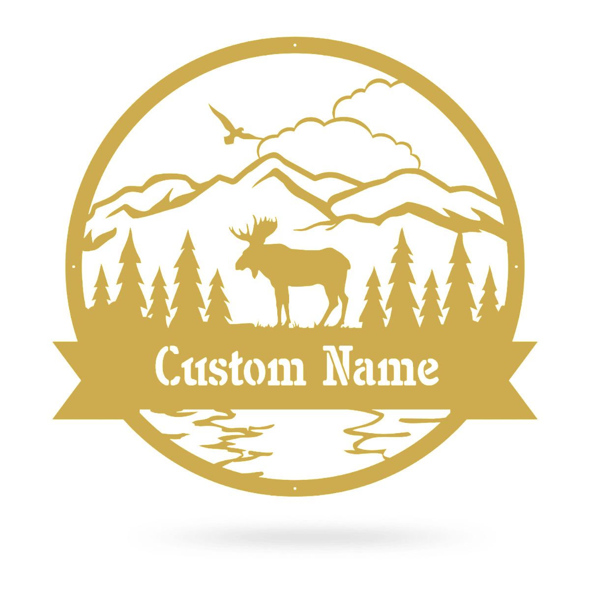 Great Outdoors Moose Monogram - Image 9
