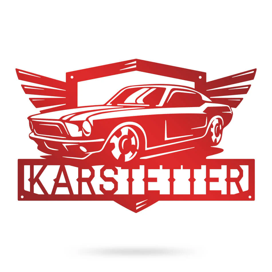 Muscle Car Monogram - Image 3