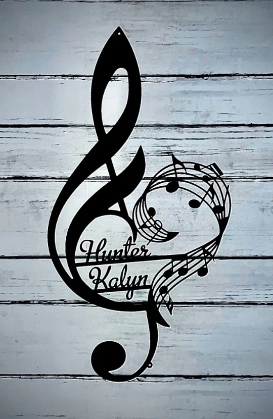 Musical Heart Monogram - Image 9