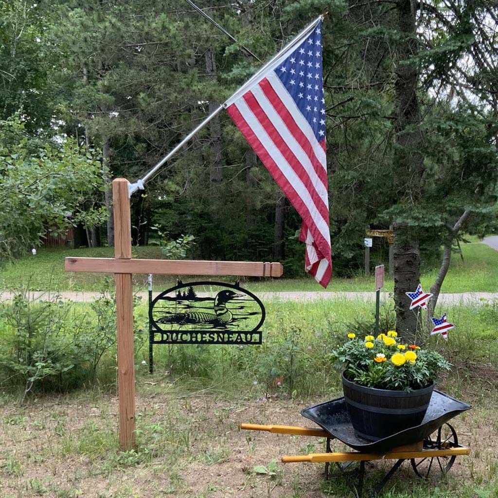 Outdoor Sign with Loon - Image 5