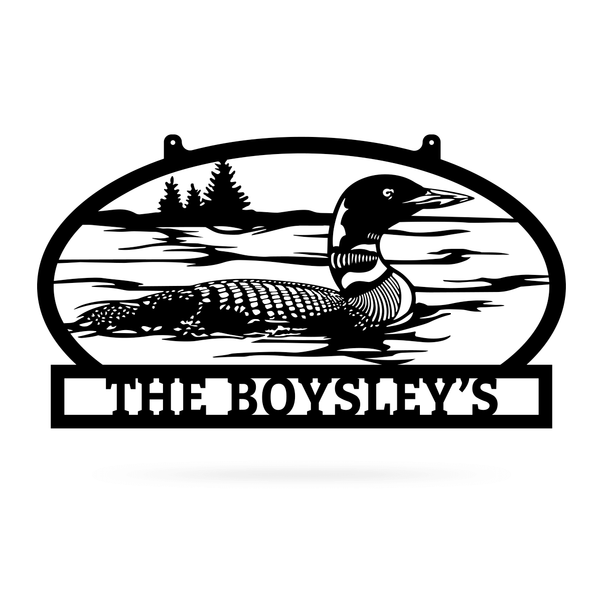 Outdoor Sign with Loon - Image 6
