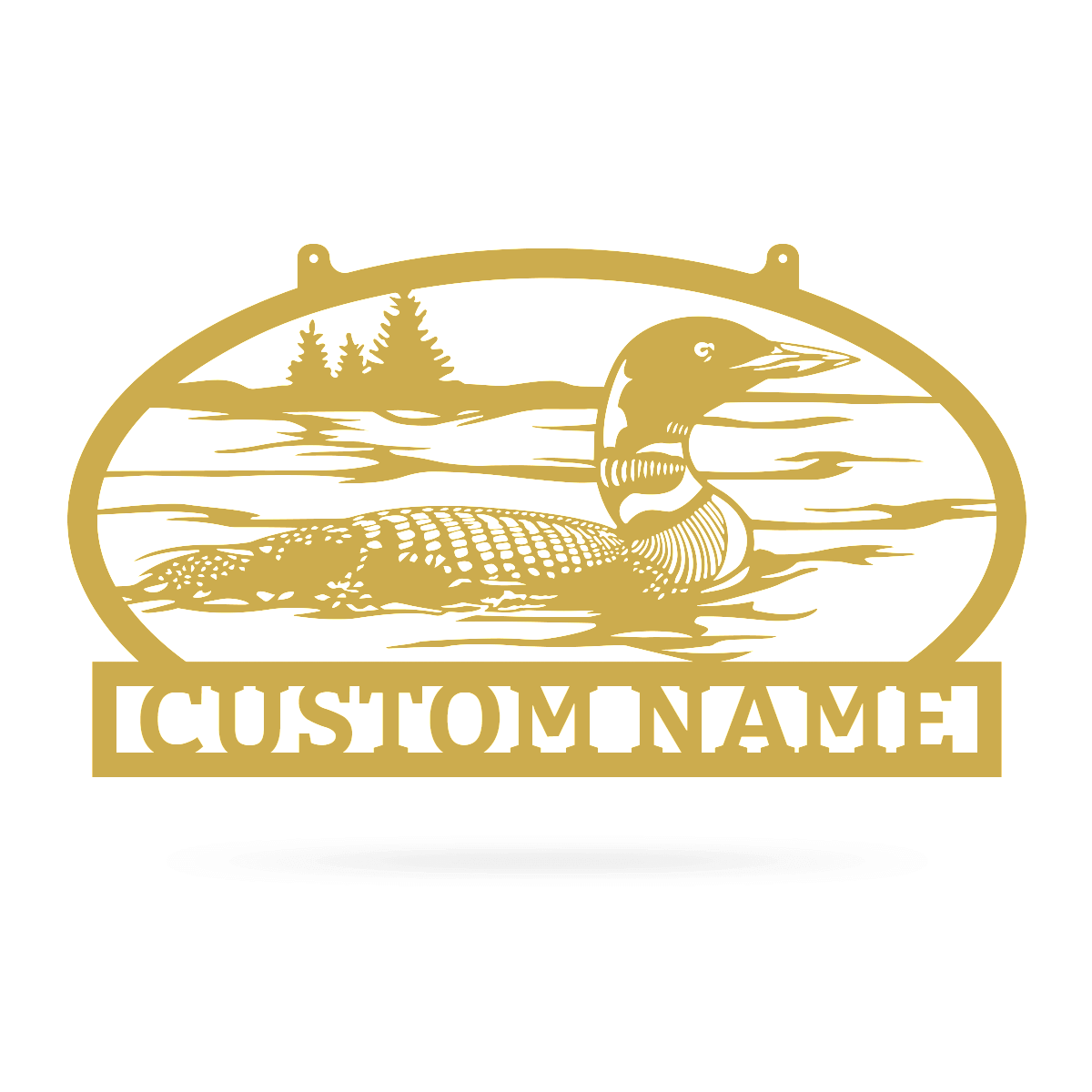 Outdoor Sign with Loon - Image 9