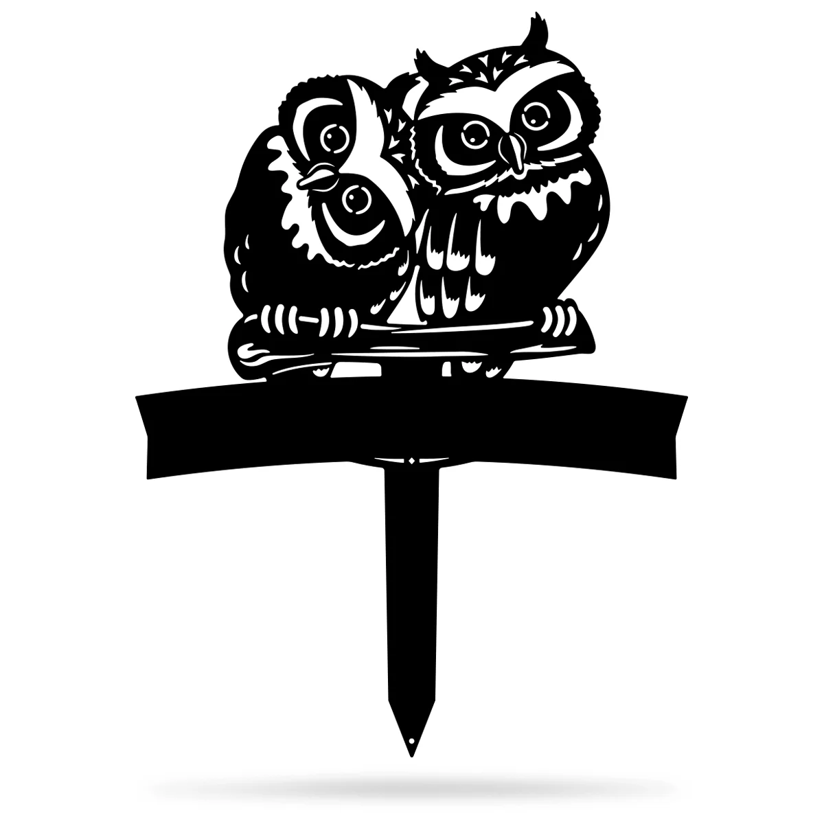Owl Monogram Yard Sign - Image 4