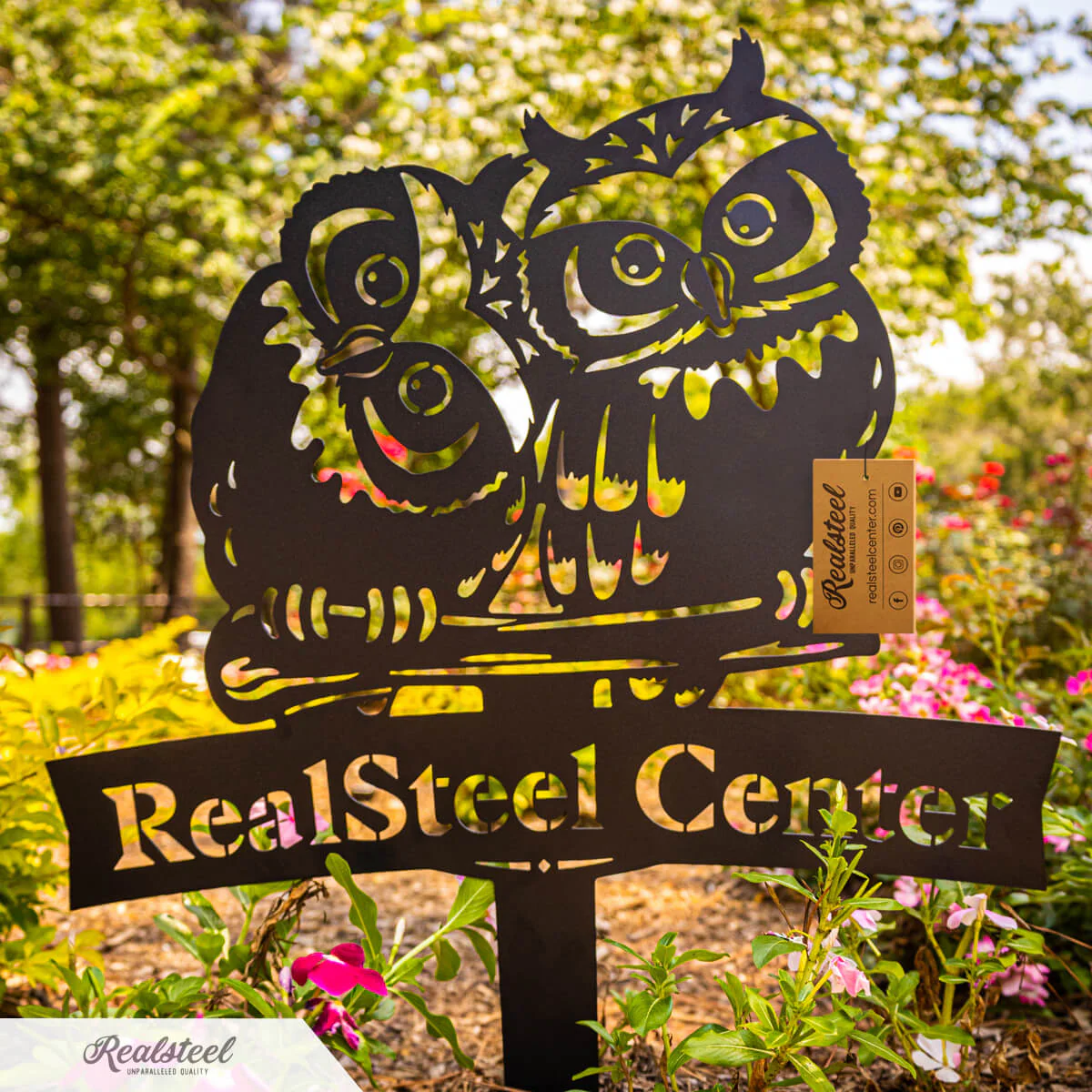 Owl Monogram Yard Sign - Image 6