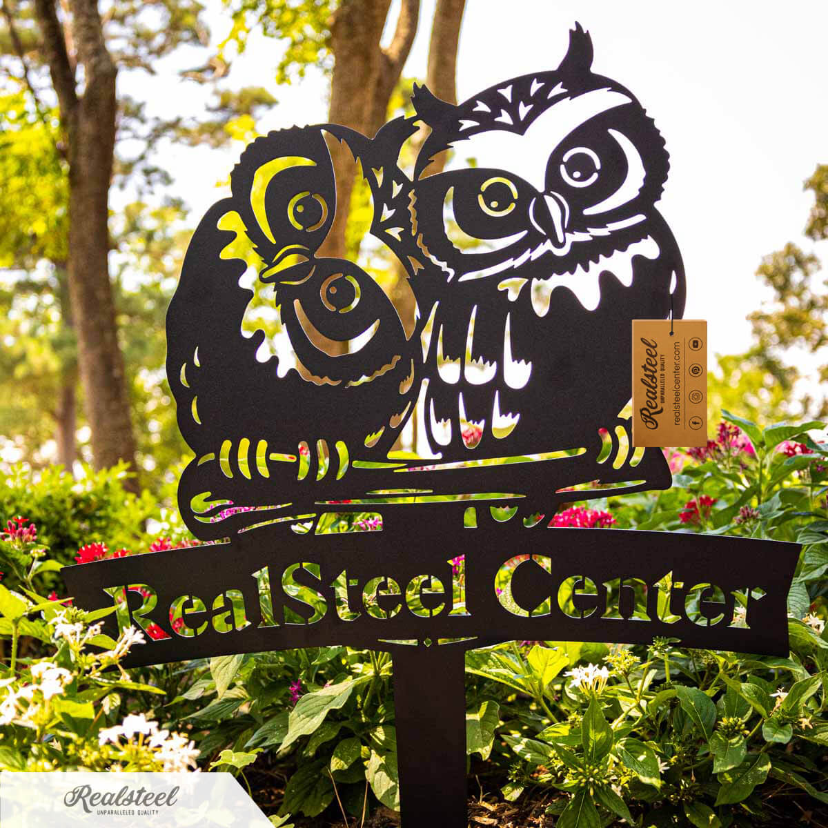 Owl Monogram Yard Sign - Image 7