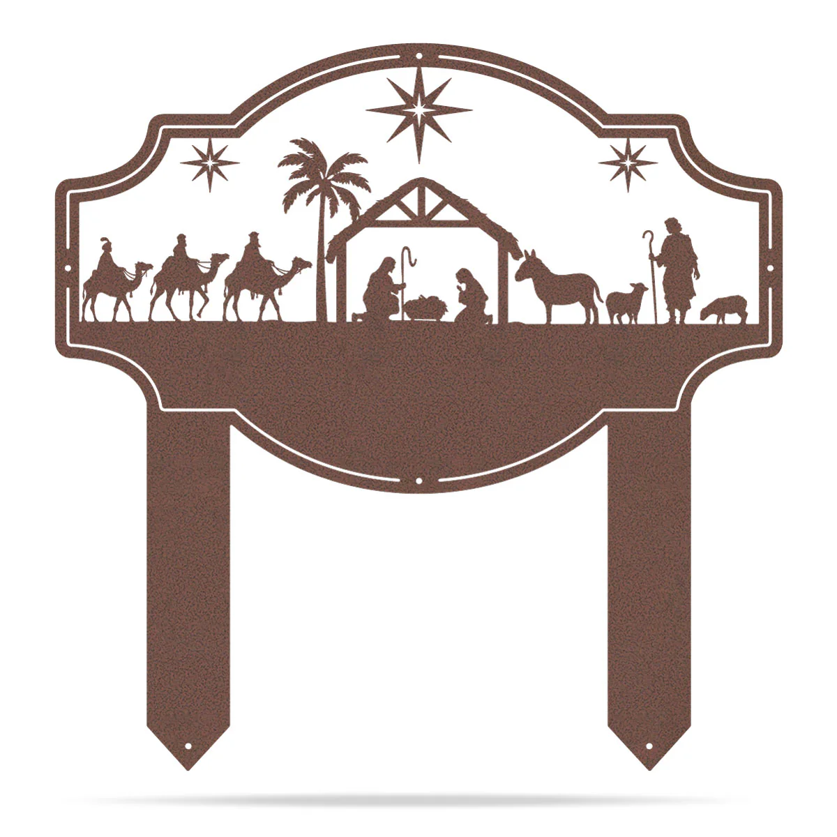 Peace on Earth Nativity Monogram - Image 8
