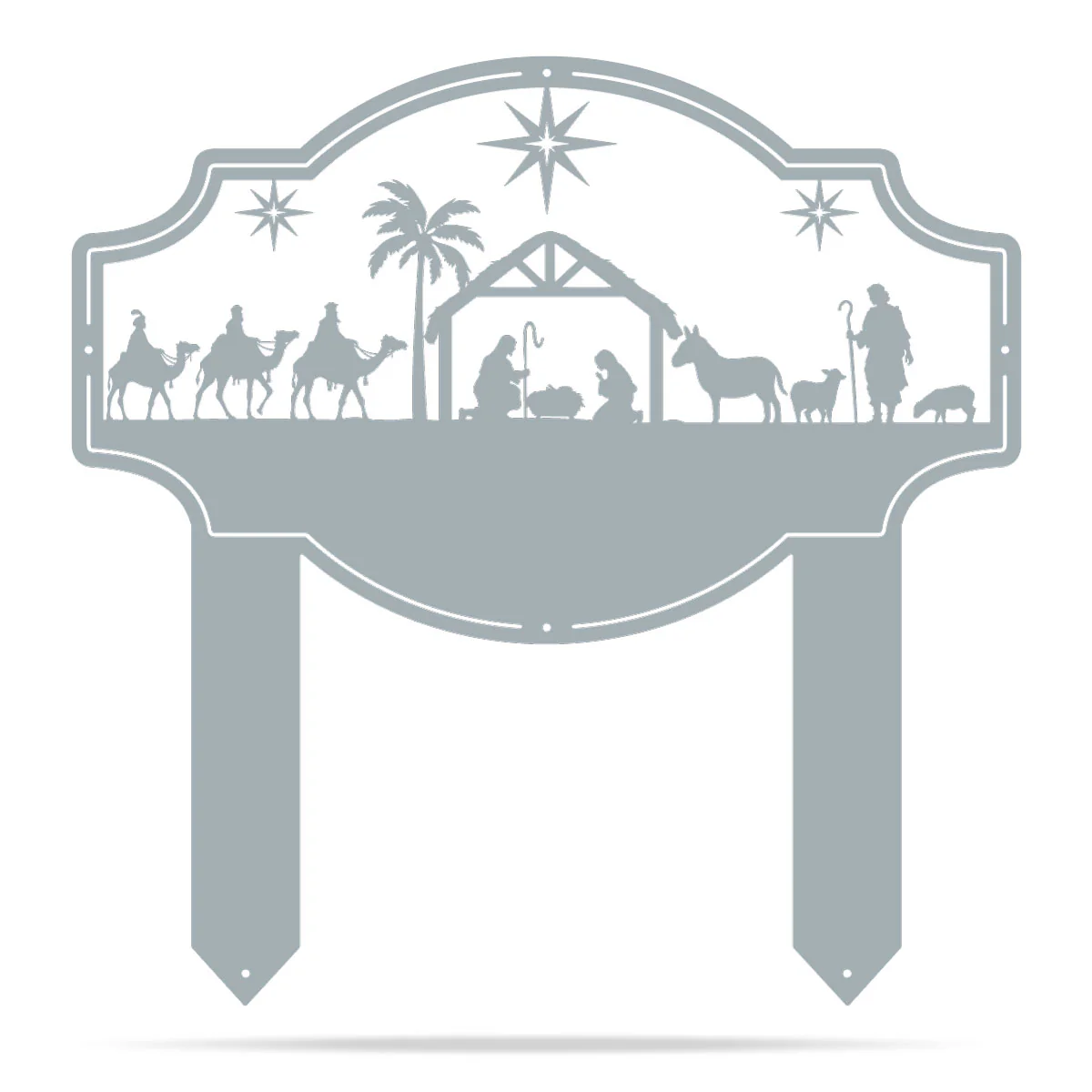 Peace on Earth Nativity Monogram - Image 9