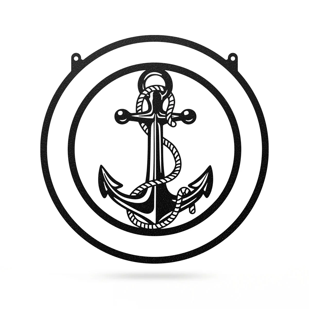 Personalized Anchor Monogram Metal Sign – Nautical Wall Decor for Home, Beach House & Boats - Image 2