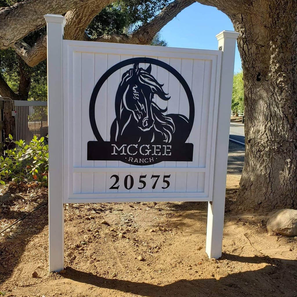 Personalized Horse Ranch Sign - Image 6