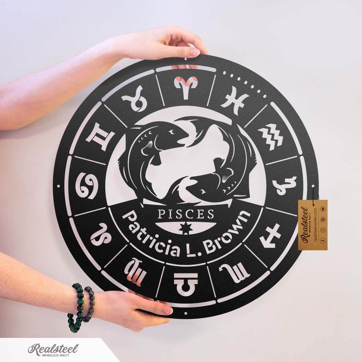 Pisces - Zodiac Monogram - Image 3