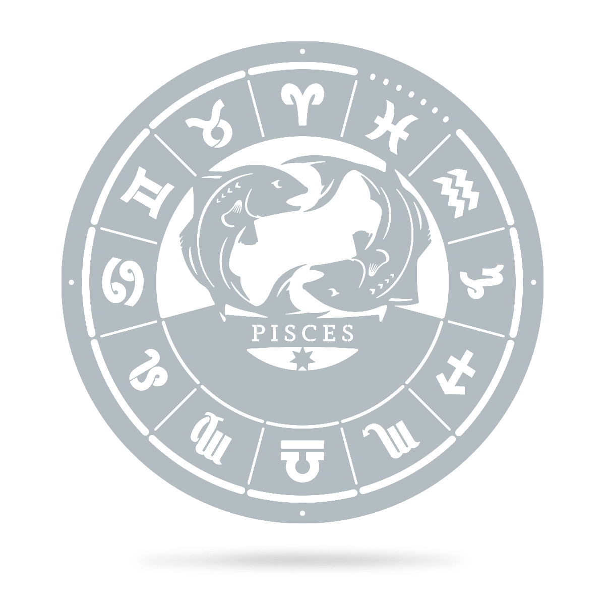 Pisces - Zodiac Monogram - Image 9