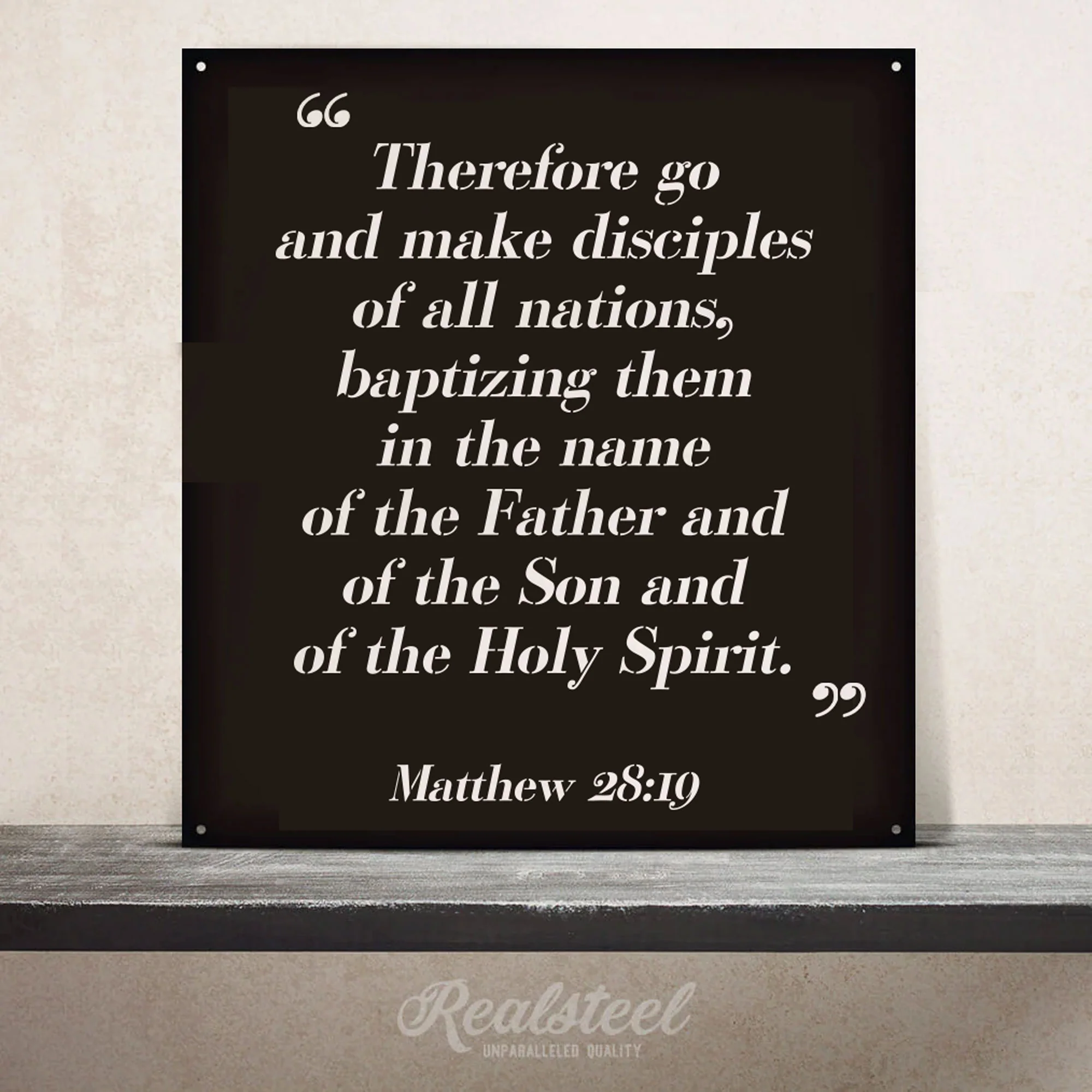 Bible Quote Wall Sign - Image 11