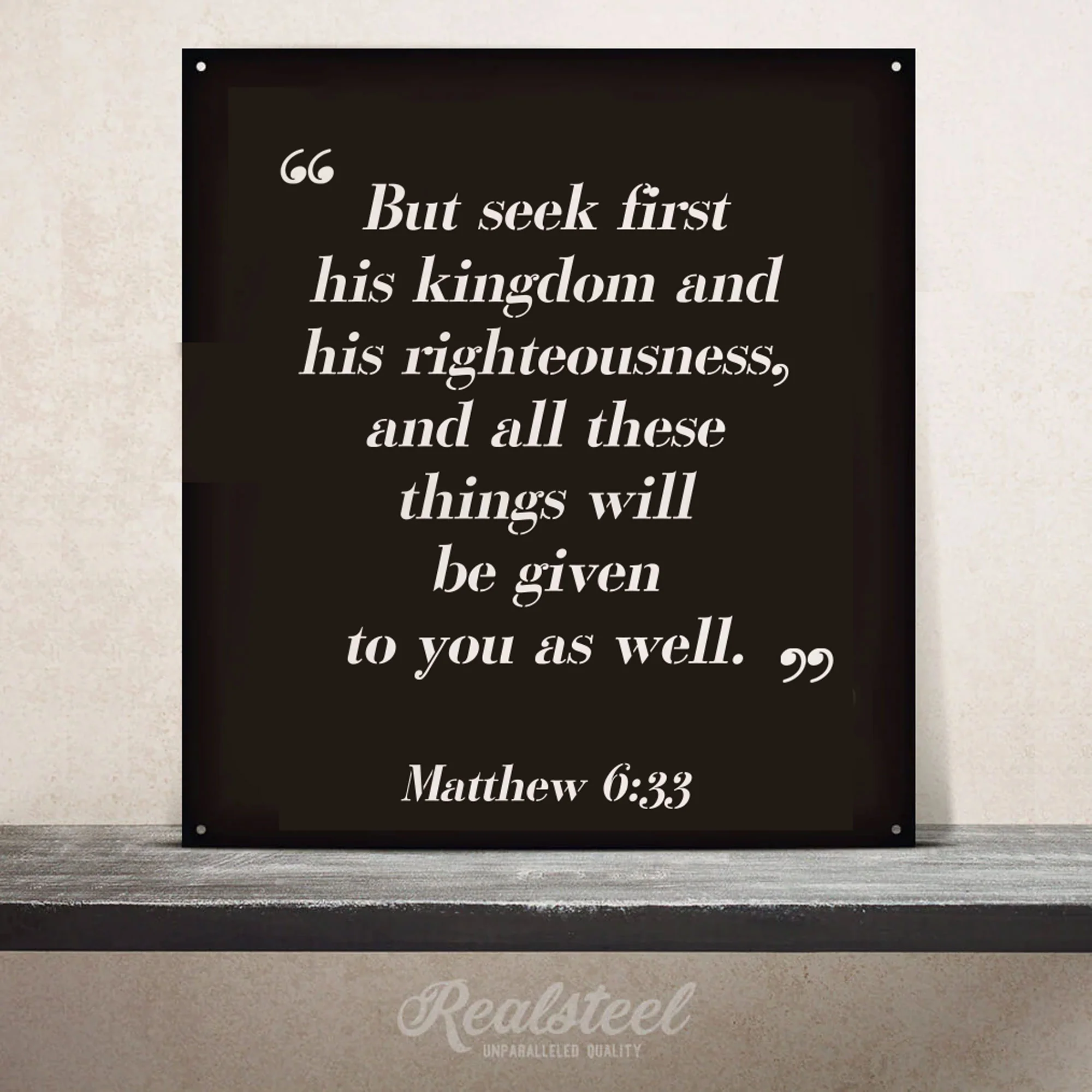 Bible Quote Wall Sign - Image 14