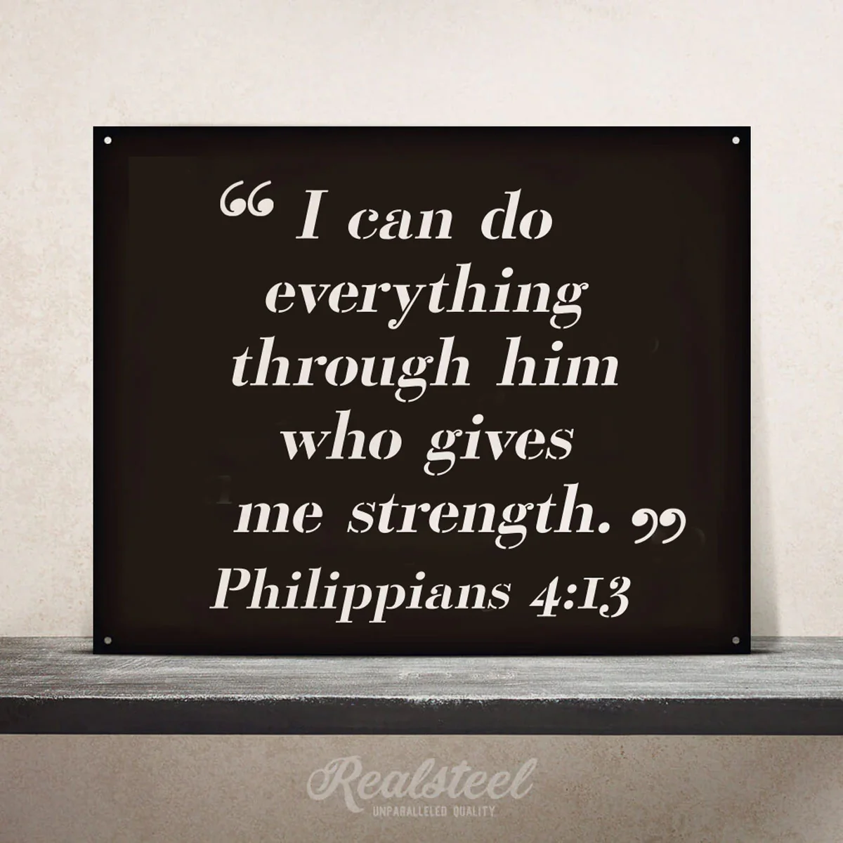 Bible Quote Wall Sign - Image 3