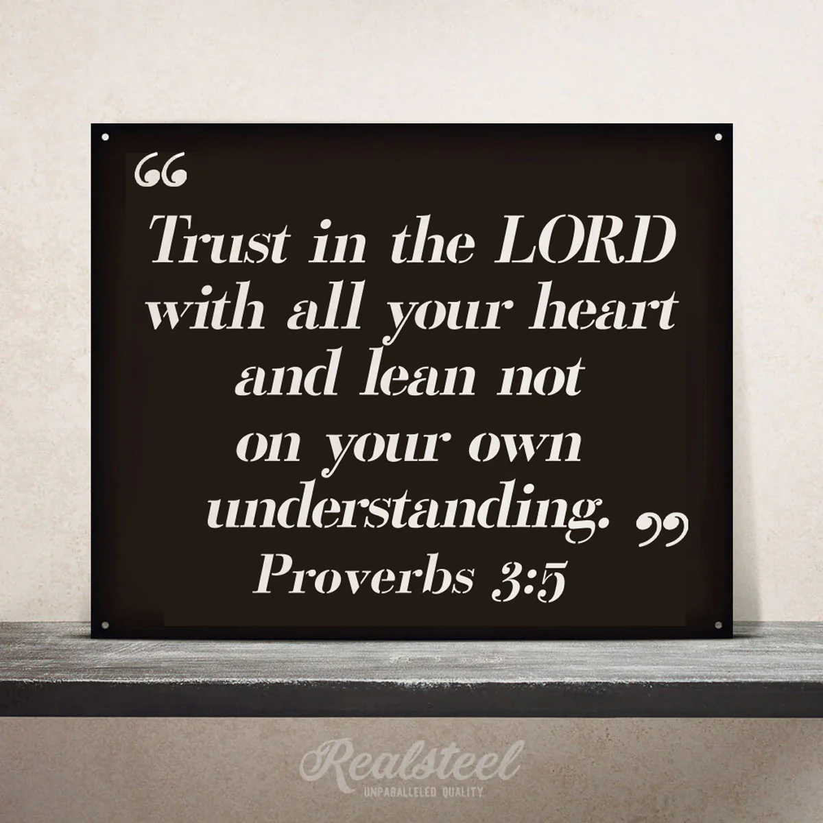 Bible Quote Wall Sign - Image 5