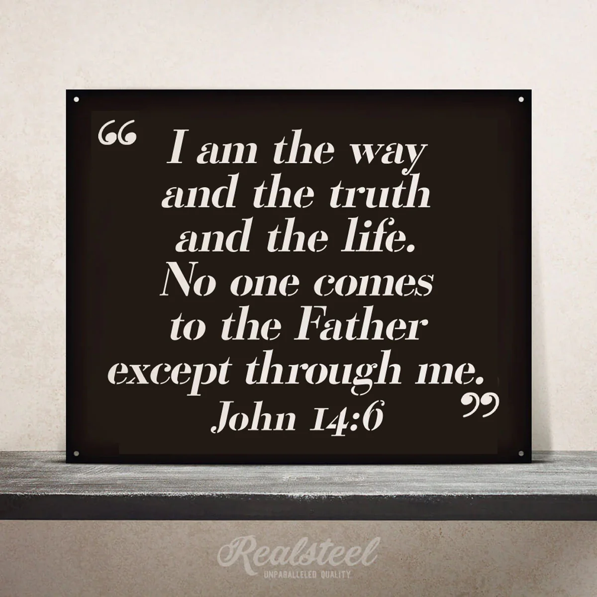Bible Quote Wall Sign - Image 7