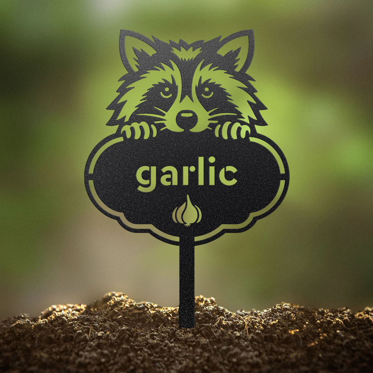 Rocky the Raccoon Seed & Plant Markers