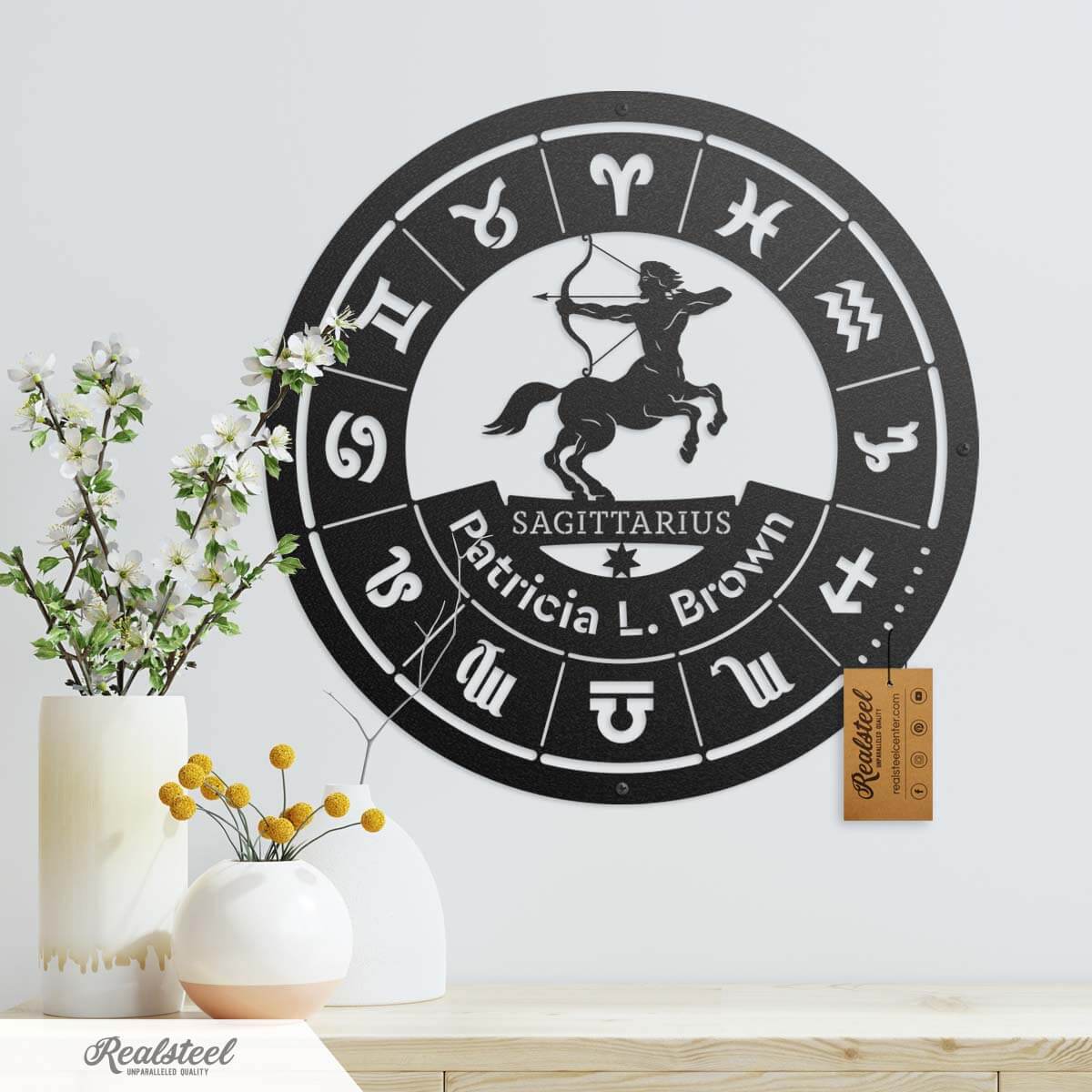 Sagittarius - Zodiac Monogram - Image 4