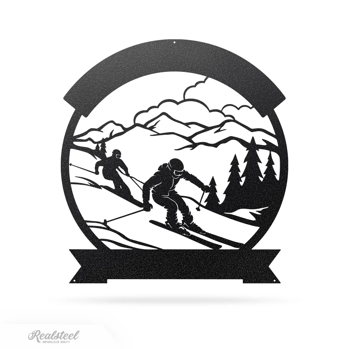 Skiing Monogram Wall Art - Image 2