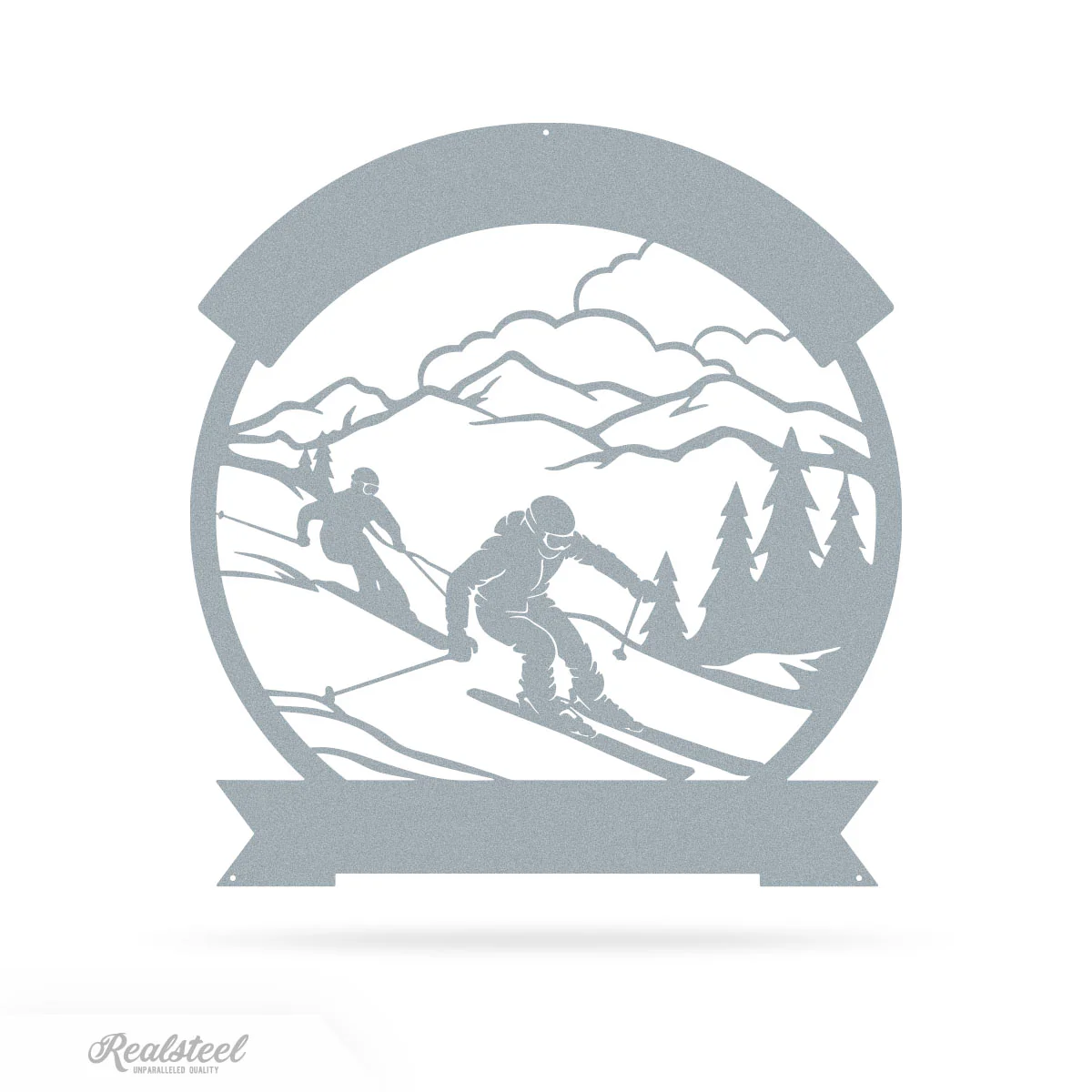 Skiing Monogram Wall Art - Image 4