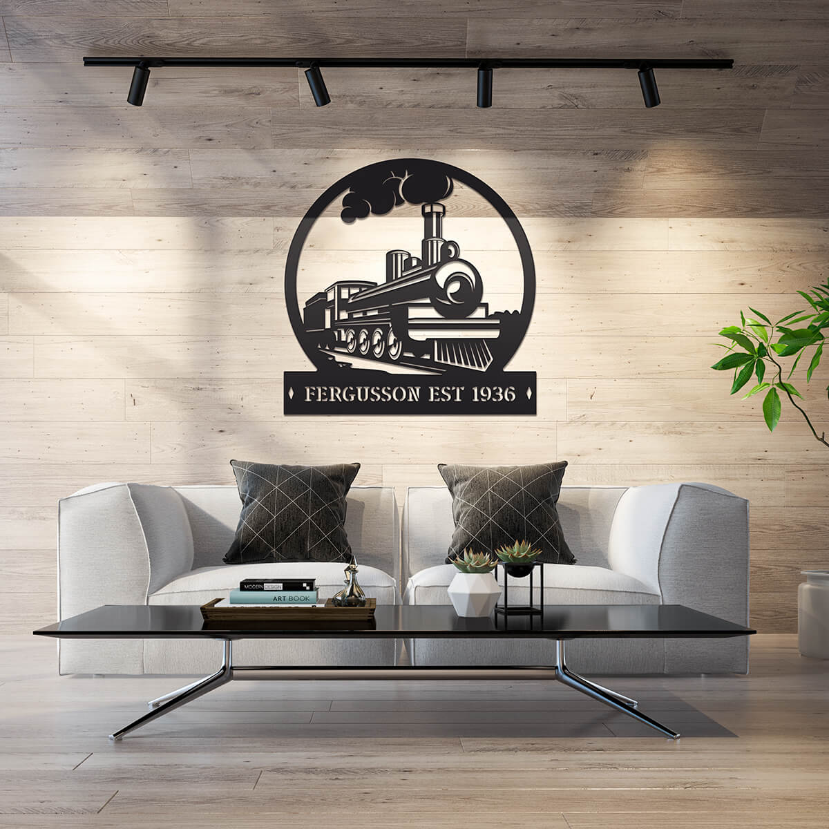 Steam Train Monogram - Image 3