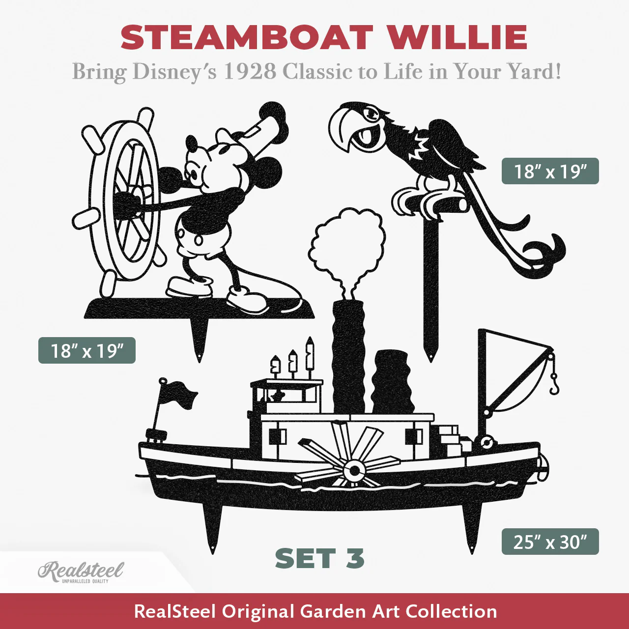 Steamboat Willie - A Tribute to the First Mickey Mouse - Set 3 - Image 4