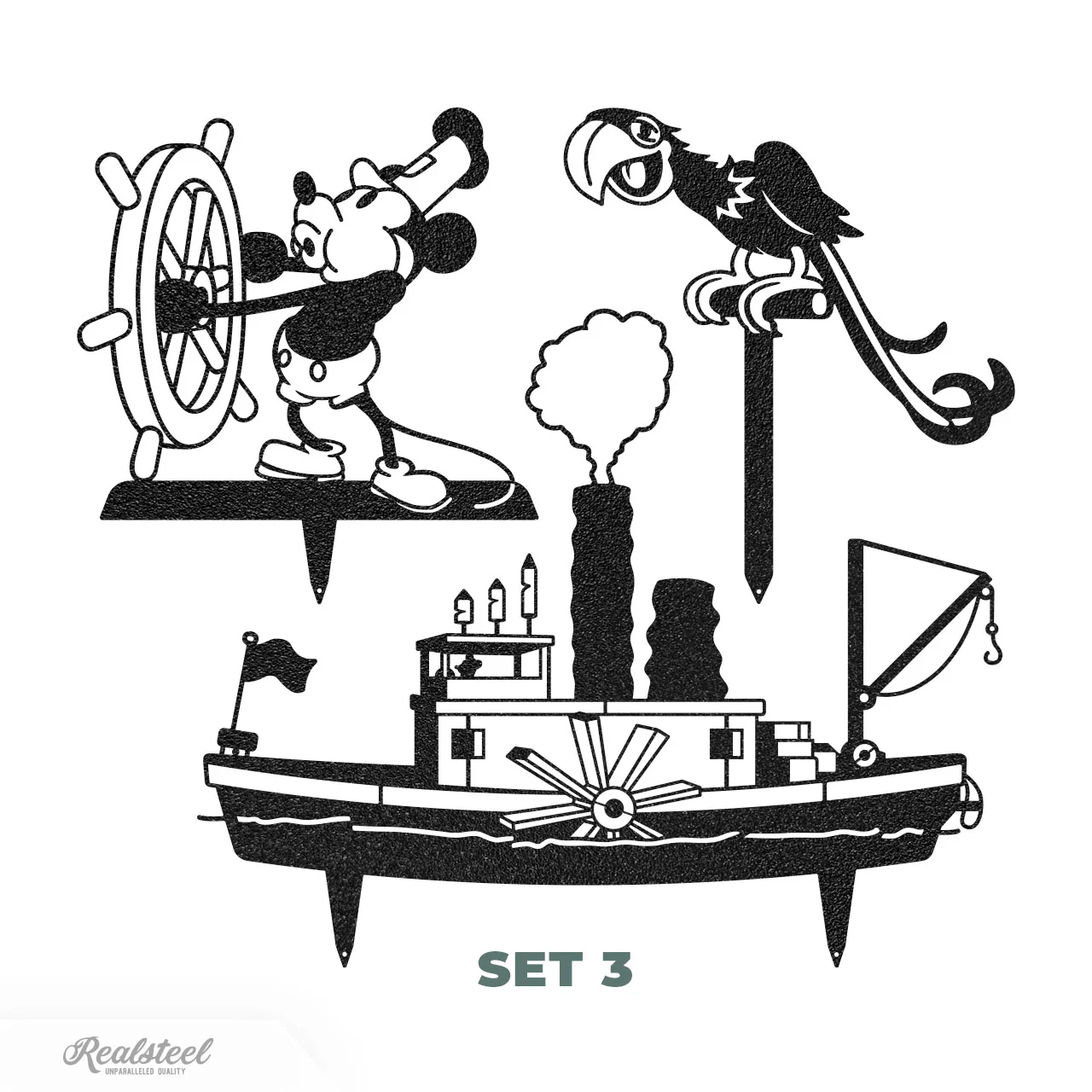 Steamboat Willie - A Tribute to the First Mickey Mouse - Set 3 - Image 5