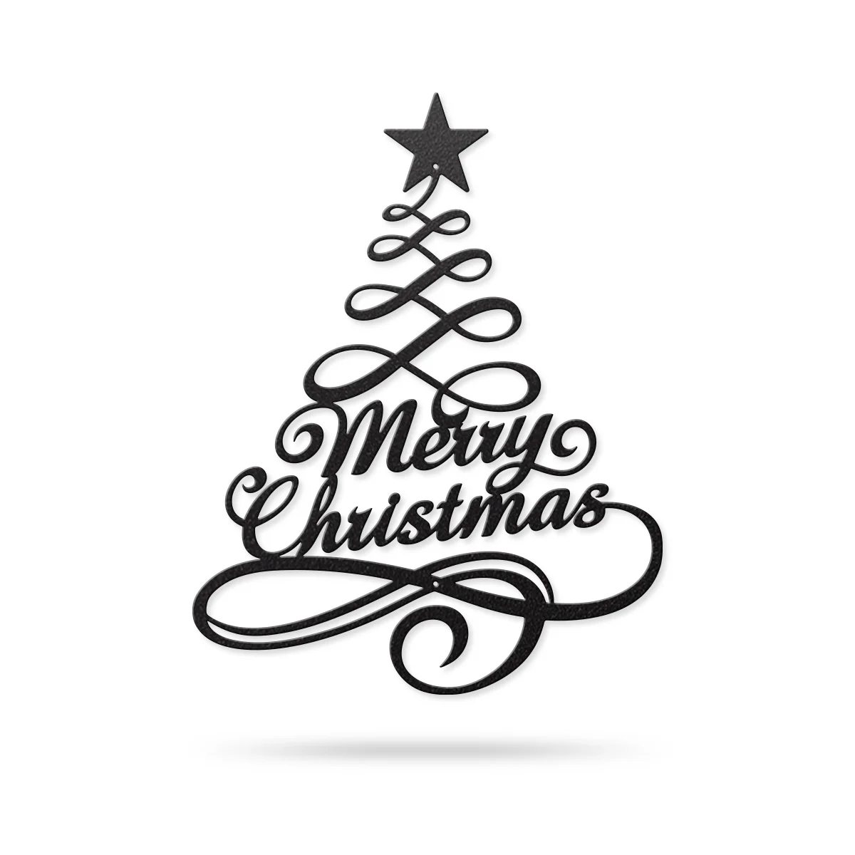 Swirly Christmas Tree Wall Decor - Image 4