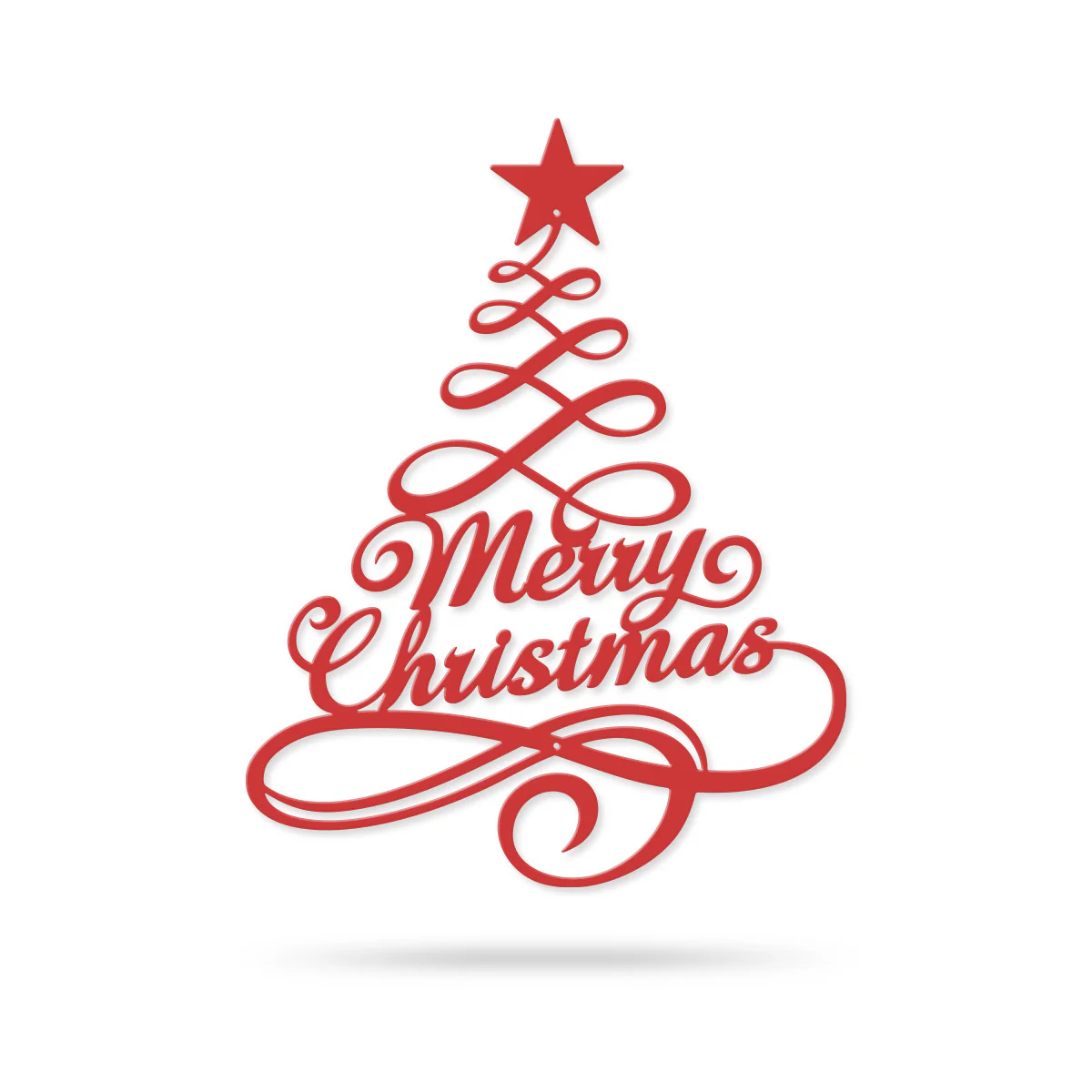 Swirly Christmas Tree Wall Decor - Image 6