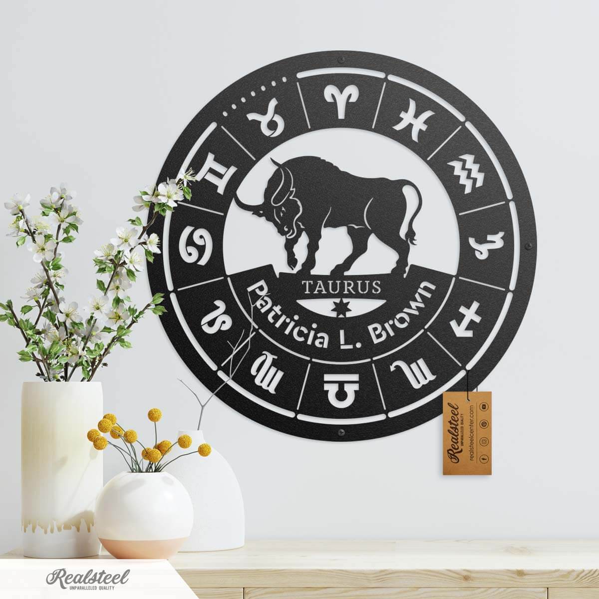 Taurus - Zodiac Monogram - Image 4