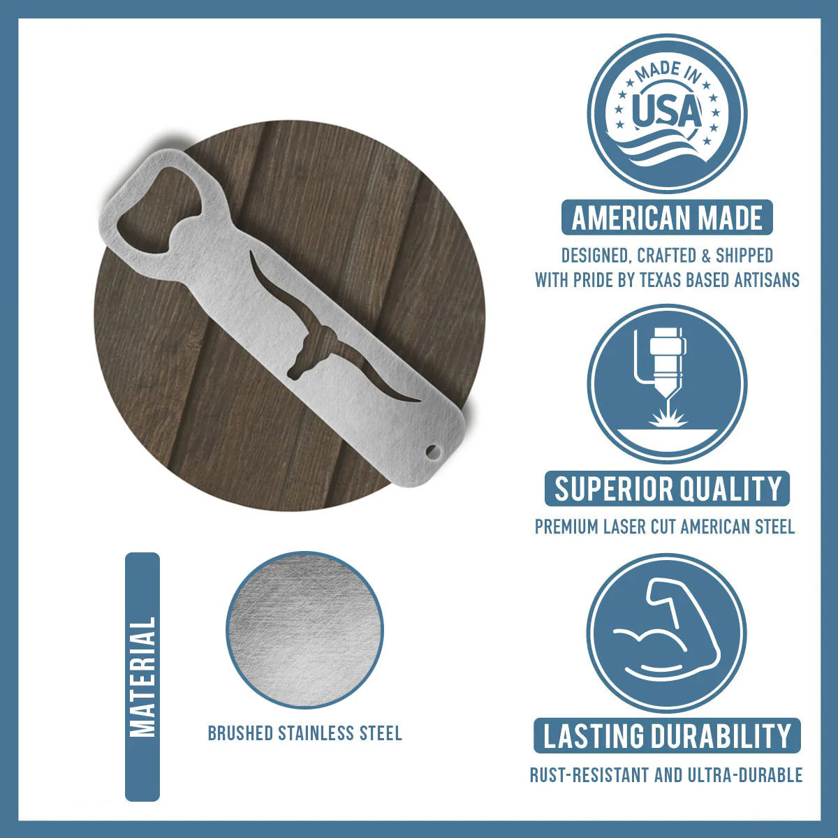 Texas-Themed Bottle Openers - Image 2