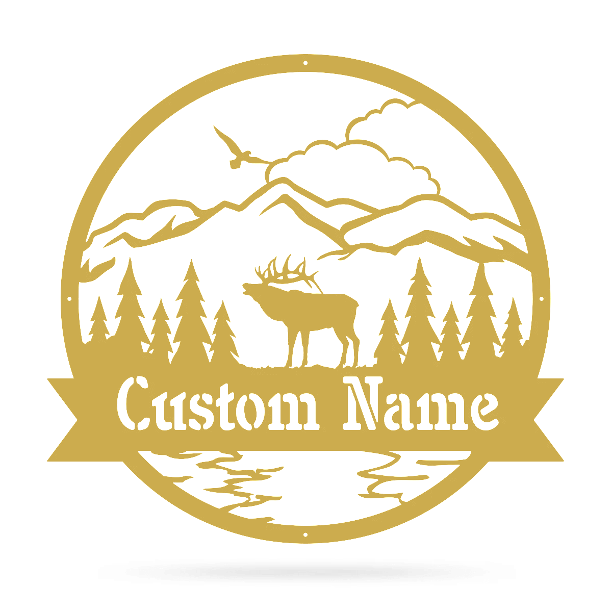 Great Outdoors Elk Monogram - Image 9