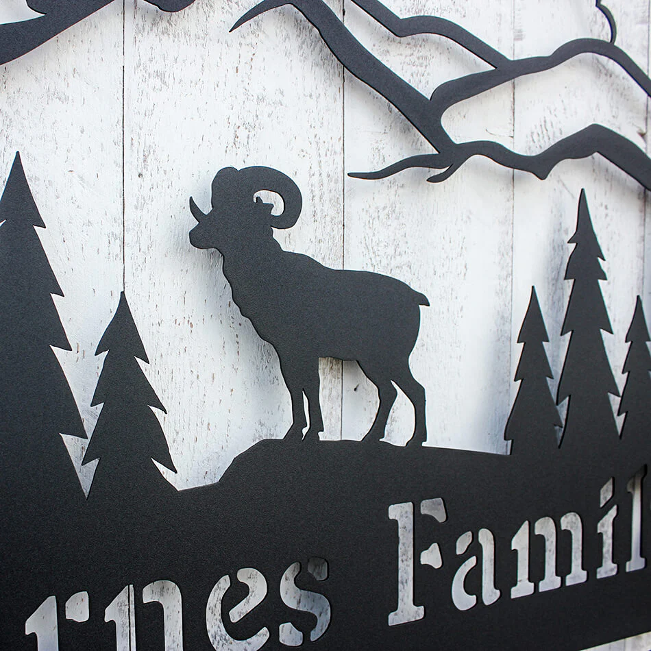 Great Outdoors Bighorn Sheep Monogram - Image 4