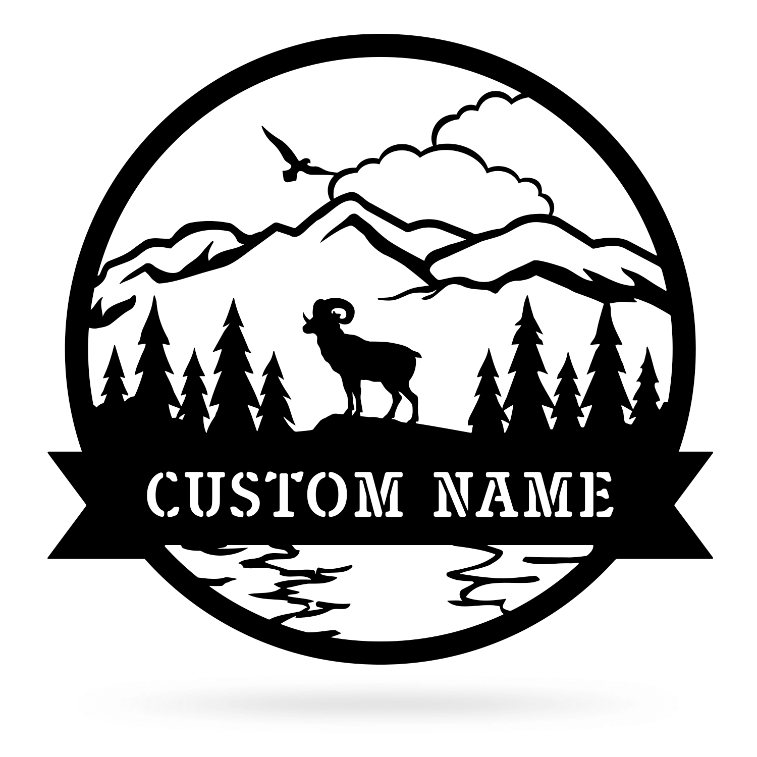 Great Outdoors Bighorn Sheep Monogram - Image 5