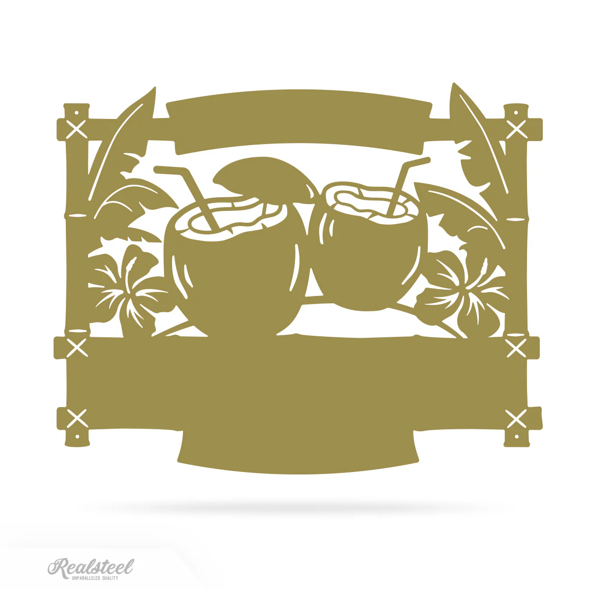 Tiki Bar Coconut Monogram - Image 3