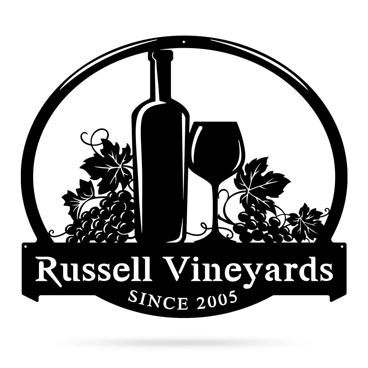 Tuscany Wine Monogram - Image 3