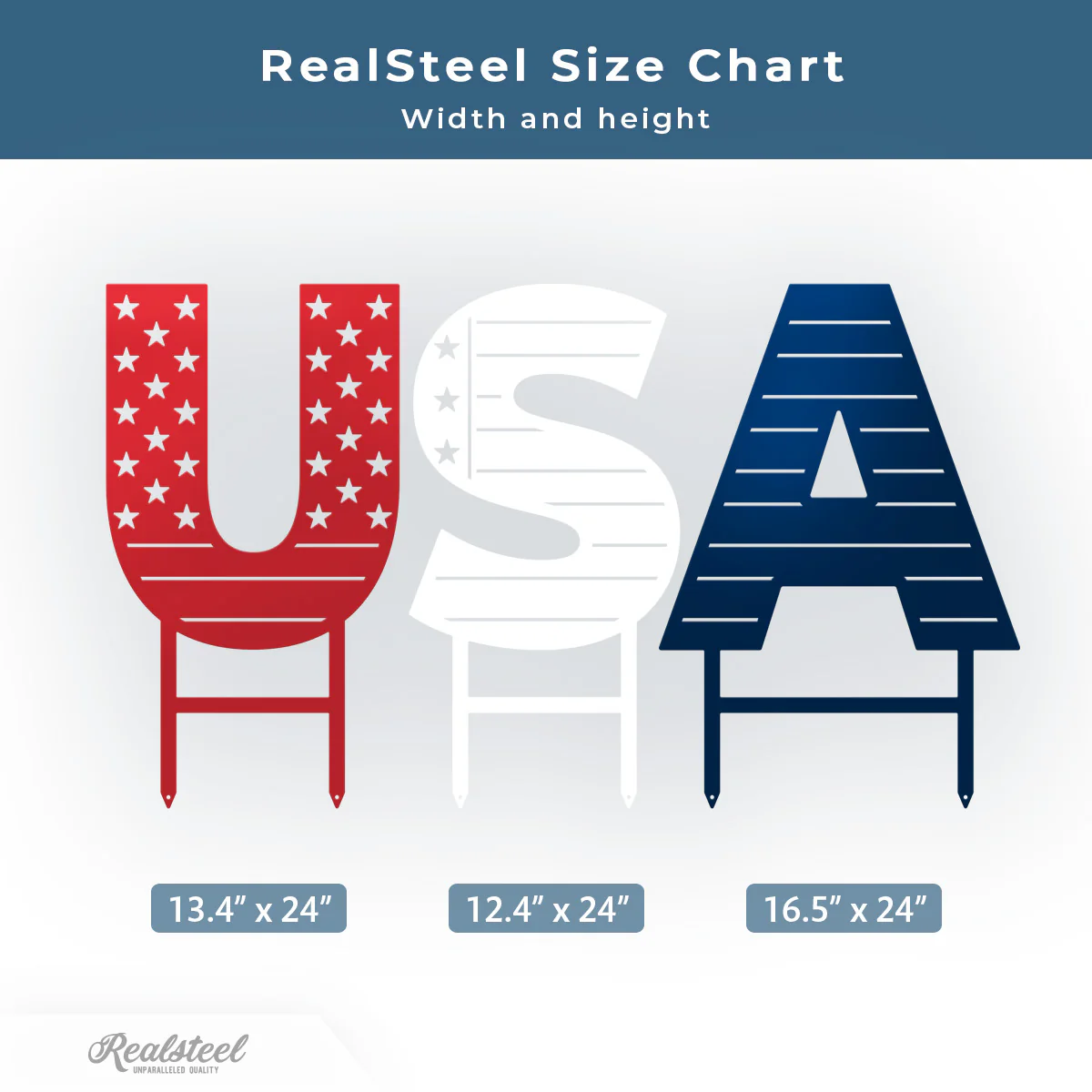 USA Patriotic Yard Stakes - Image 3