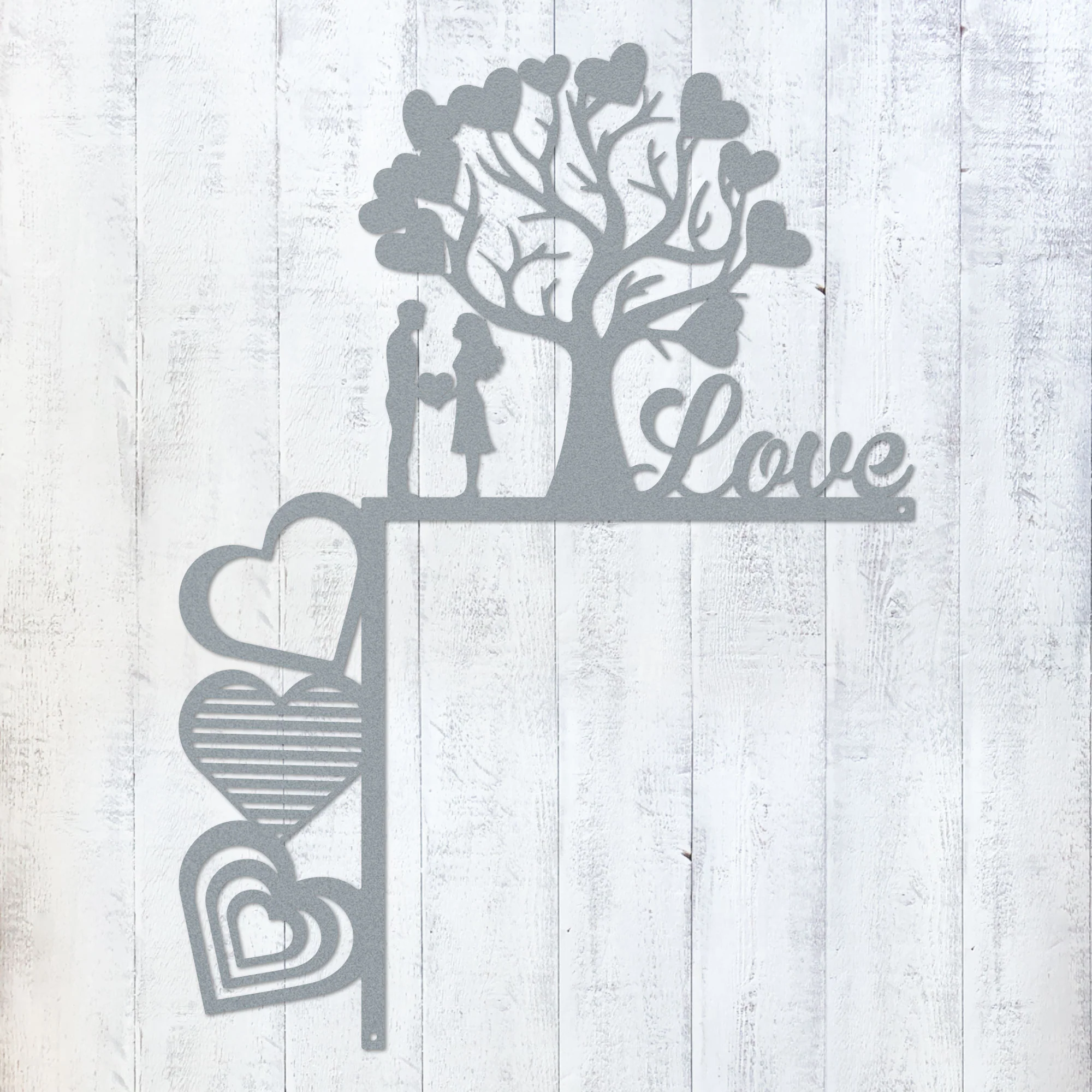 Valentine’s Day Metal Door Corner Piece - Love Tree Design - Image 8